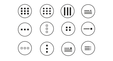 vector navigation bar icon. UI element symbol modern, simple, vector, icon for website design, mobile app, ui. Vector Illustration 