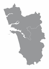 Goa administrative map