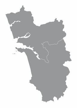 Goa administrative map