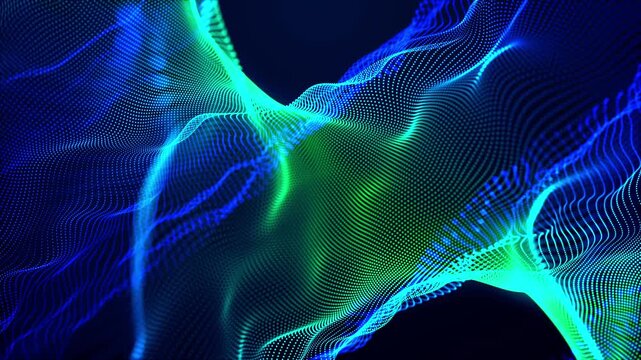 Neural Data Particle Network Flow Corporate Presentation Loop Video