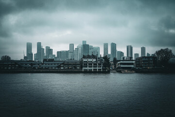 Obraz premium City of London. Skyscrapers as a background. 