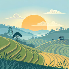 Obraz premium Breathtaking Indian Scenic Beauty – Diverse Natural Landscapes of Incredible India