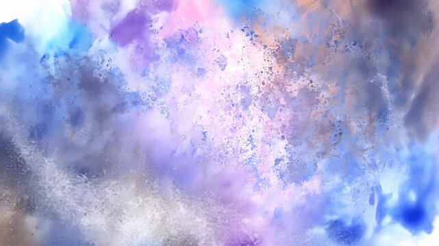 Colorful Abstract Watercolor Background Art