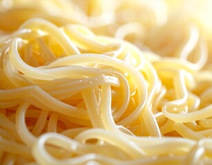 close up of spaghetti