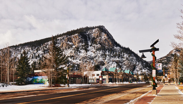Main street of Frisco, Colorado 