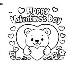 teddy bear with flowers