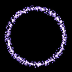 abstract background with glowing circles