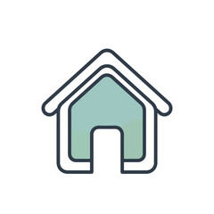 Fototapeta premium House Home Icon