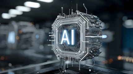 Obraz premium AI driven enterprise performance optimization