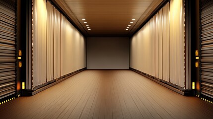 Large insulated cargo liners deployed within a transport container for cold chain logistics