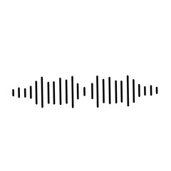 Audio waves icon vector