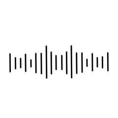 Audio waves icon vector
