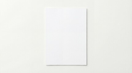 Fototapeta premium Blank white paper on a clean background