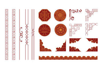 Vector of Chinese Ornaments