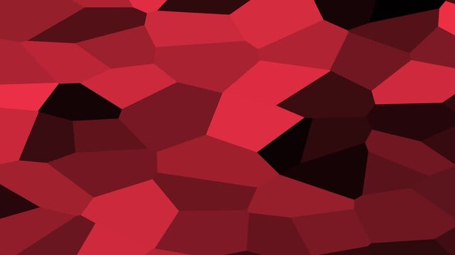 Faded Red Hexagon Abstract Wave Motion Graphic Background Seamless Loop Modern Digital Pattern