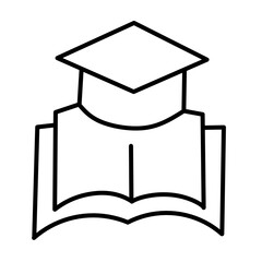 Higher education vector icon