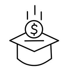 Higher education vector icon