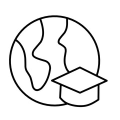 Higher education vector icon