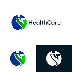 Health Logo Design illustration
