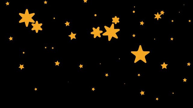Estrellas girando simulando sistema de engranaje