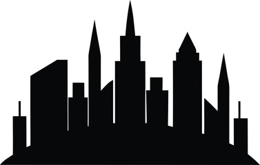 City skyline silhouette