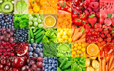 Fruits and vegetables. Fresh color food. Healthy food