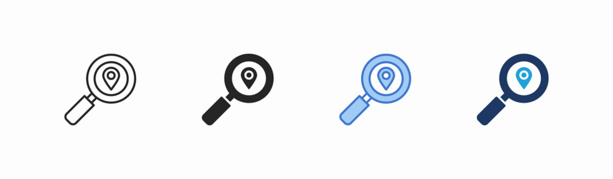 Set of discovery icon collection in multiple style. Icon suitable for web and mobile application