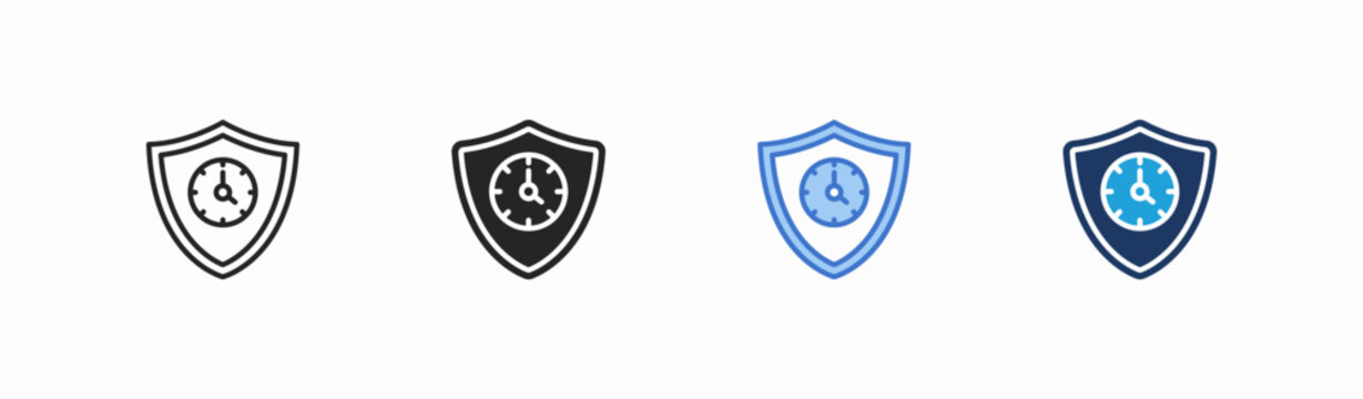 Set of responsibility icon collection in multiple style. Icon suitable for web and mobile application