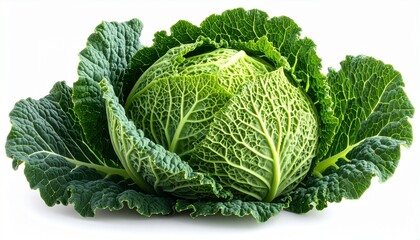 cabbage isolated on white background