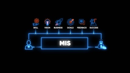 M I S system concept with skill vision business goals feedback success ©                  M.G