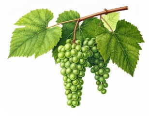 bunch of green grapes