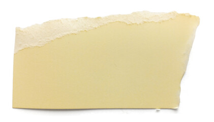 &nbsp;Yellow piece of paper on transparendt bacground 