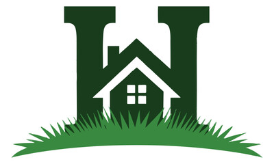 Letter H Home Logo, Letter H 3d style with home combination logo design, vector illustration