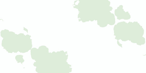 Fototapeta premium Soft natural green and blue abstract watercolor frame on white background.