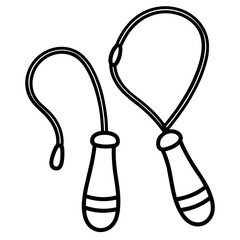 Cute Summer Life Doodle Activities hand drawn black and white outline