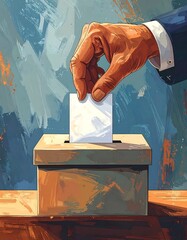 Casting a Vote - Exercising Democratic Rights in an Election.