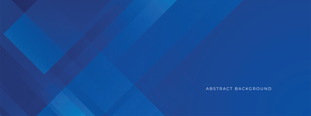 Obraz premium Modern blue abstract presentation background featuring layered geometric shapes, clean lines, and professional composition.