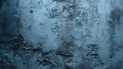 朝霧の中の青灰色の城壁 / Blue-Grey Castle Wall in Morning Mist