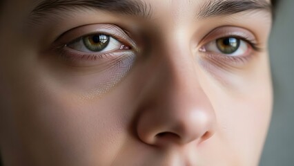 Fototapeta premium Close up of a persons face.