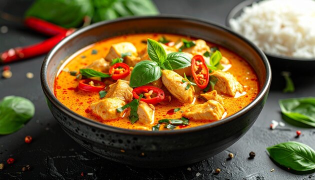 Panang Curry mit Huhn
