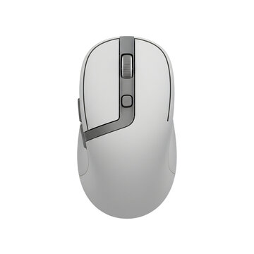 Clean isolated ergonomic wireless computer mouse on a white background, Wireless Mouse PNG
