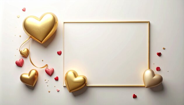 Imagen minimalista de San Valent&iacute;n con est&eacute;tica de lujo, fondo limpio y elegante, detalle dorado sutil y amplio espacio para texto, ideal para marcas premium, campa&ntilde;as exclusivas y dise&ntilde;o publicitario