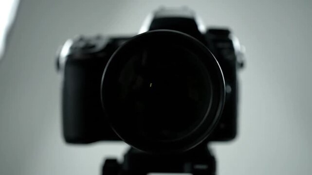 Professional camera setup for capturing high quality video content