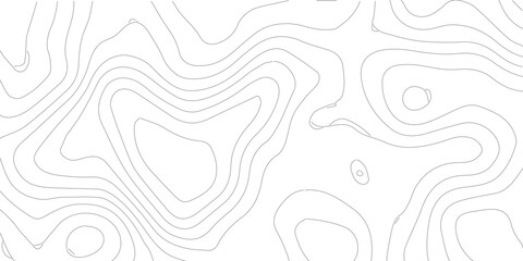 Monochrome topographic pattern with light grey contours on white canvas © RoyhanaFatema