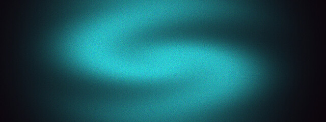 Fototapeta premium An abstract image featuring a swirling blurred shape in varying shades of teal and dark blue creating a soft glow