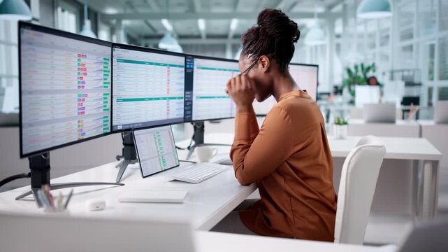 Frustrated African Analyst Utilizing Bad Spreadsheet Software