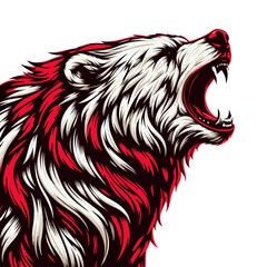 Bear vector and illustration.