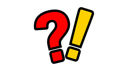 Question Mark and Exclamation Point Symbols