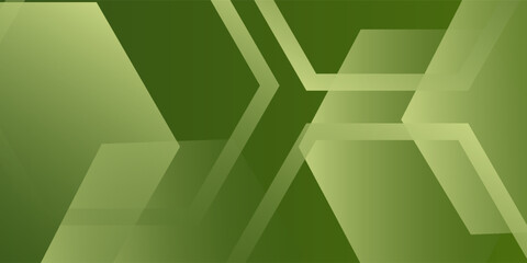Abstract bright colorful green dynamic hexagonal pattern background. Elegant flyer design. Eps10 vector