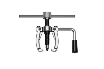 Naklejka premium Heavy duty gear puller tool with three jaws for mechanical repairs and maintenance